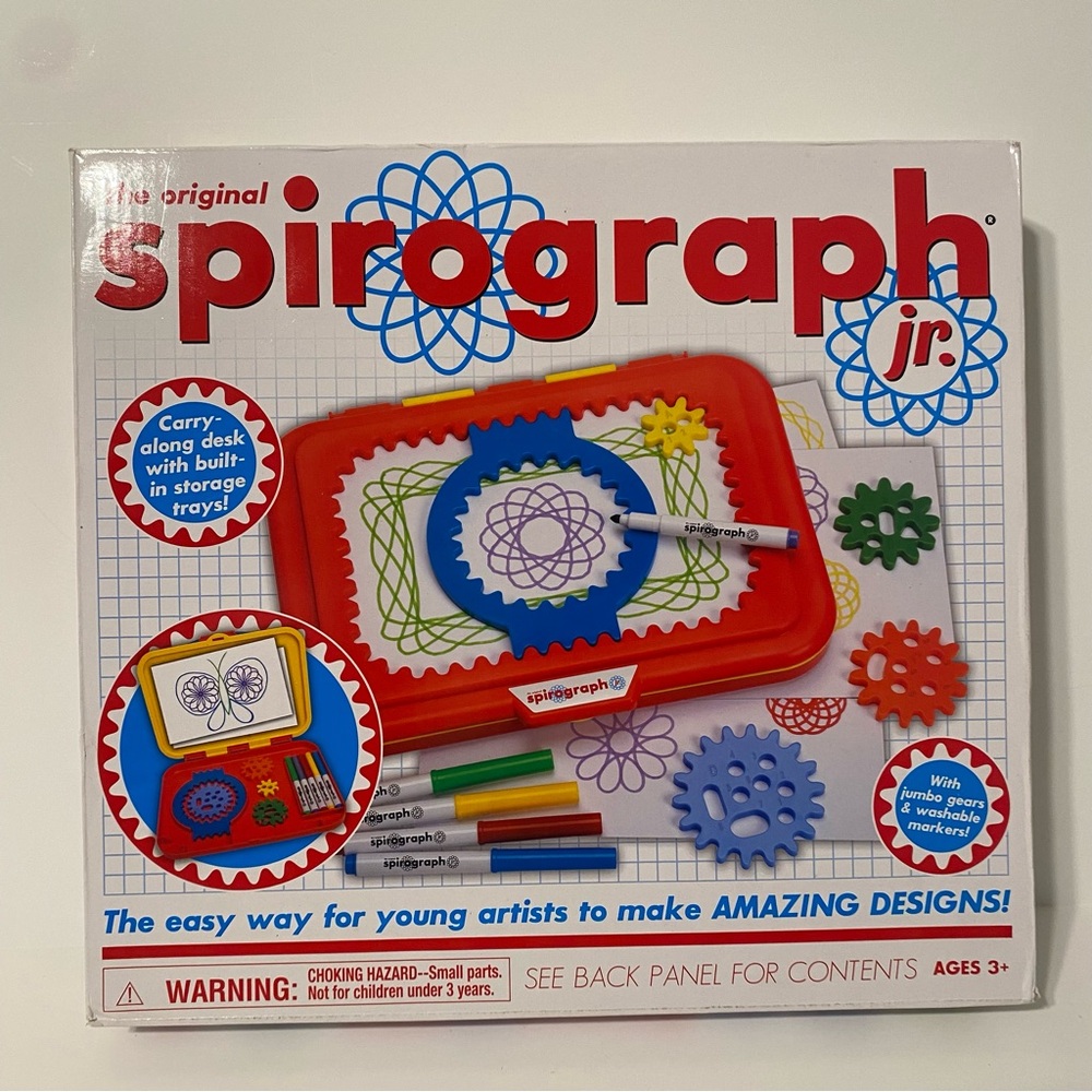 Original Spirograph design Spirograph Jr.
Jumbo Sized GearsArts and Craft Design